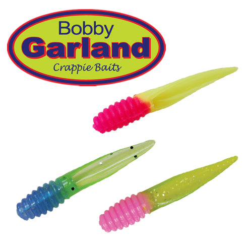 Bobby Garland Slab Slay'R 2 inch Soft Plastic Spear Tail Grub 12 pack Bass  Fishing Lure — Discount Tackle