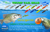 A Thump Tail Shad - 20 per pack